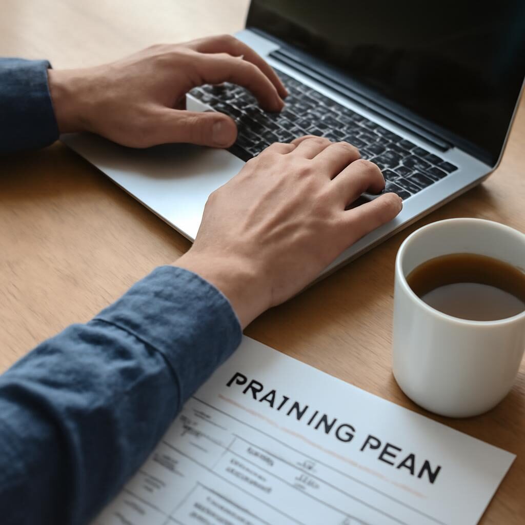 Plan de formation AFPR sur un bureau dun stagiaire