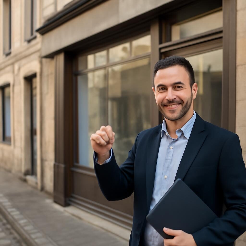 ARCE versement capital : entrepreneur ouvrant son commerce en France