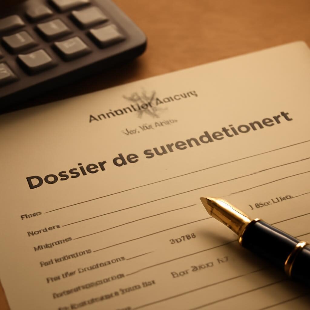 Dossier de surendettement Banque de France : formulaire