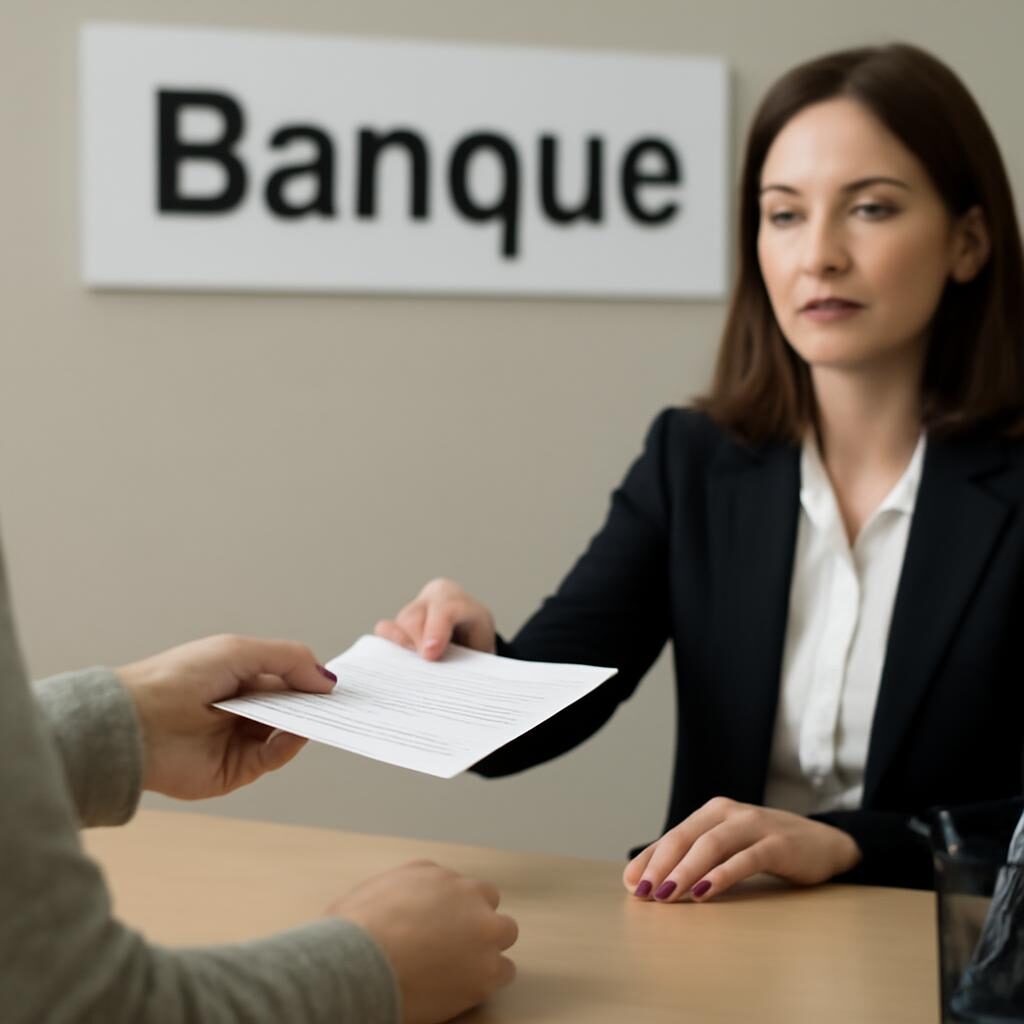 Demarche au guichet bancaire pour regulariser un FCC
