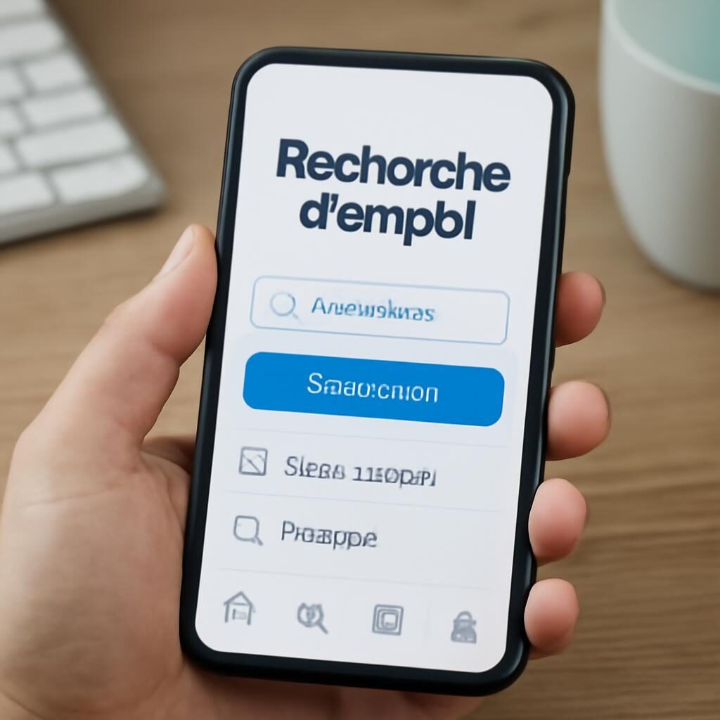 Application mobile de plateforme emploi pour postuler rapidement